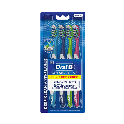 Oral-B Tooth Brush Criss Cross Buy 2 Get 2 Free